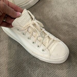 Converse All-Star White Canvas Shoes